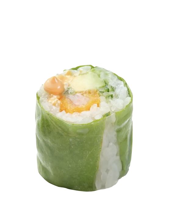 Crevette tempura (pan�e) avocat, mayonnaise