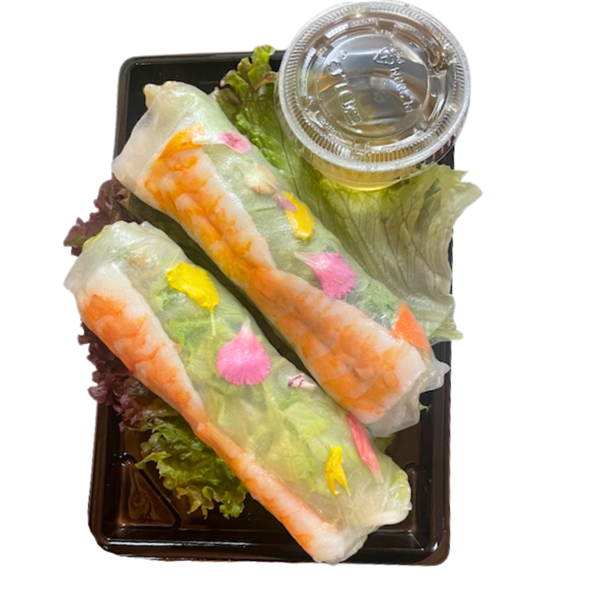 Rouleau de printemps crevette ×2