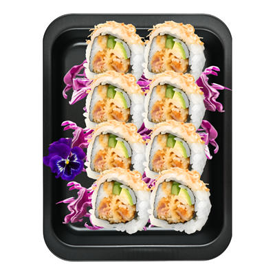 Poulet yakitori (caramélisé) avocat, ciboulette