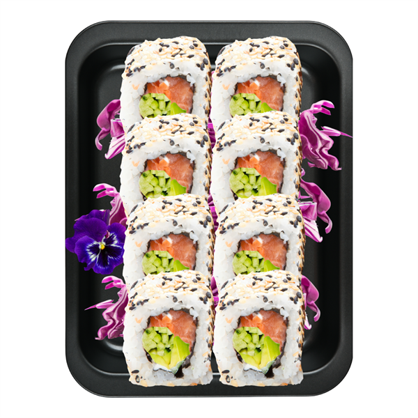 Saumon avocat, concombre