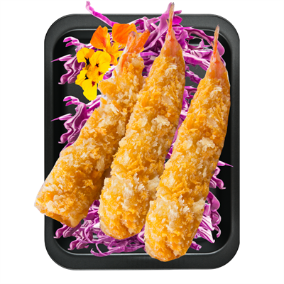 Crevettes tempura (panées) ×3